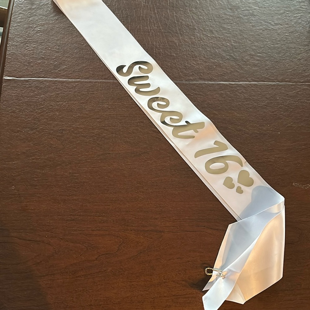 Birthday Sash